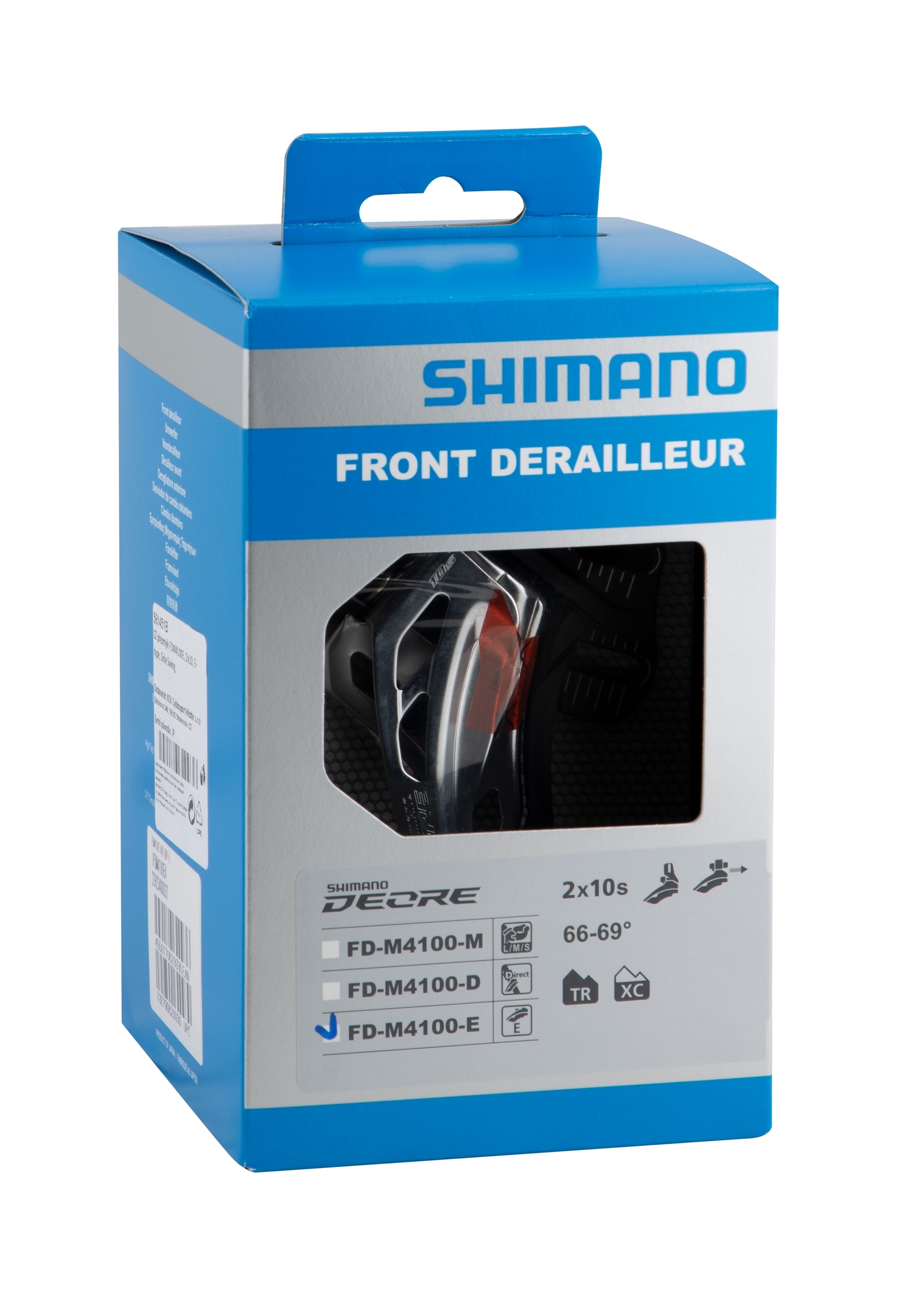 Přesmyk Shimano FDM4100E, 2x10, E-type, Side Swing