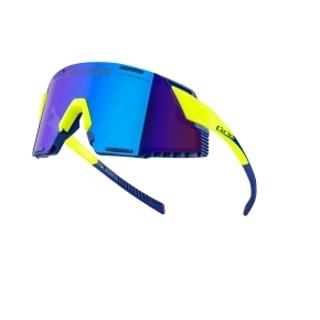 Brýle FORCE GRIP, fluo, modrá revo skla