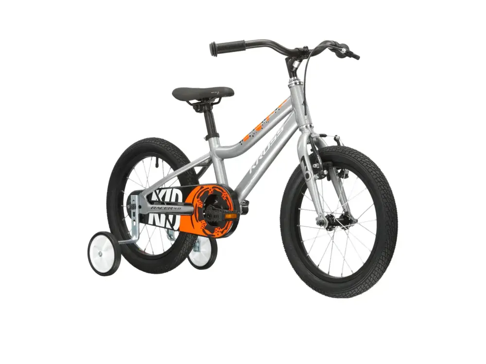 KROSS RACER 4.0 2025, pneu 16", barva stříbrná - ZDARMA dopravné, odborná montáž a seřízení!