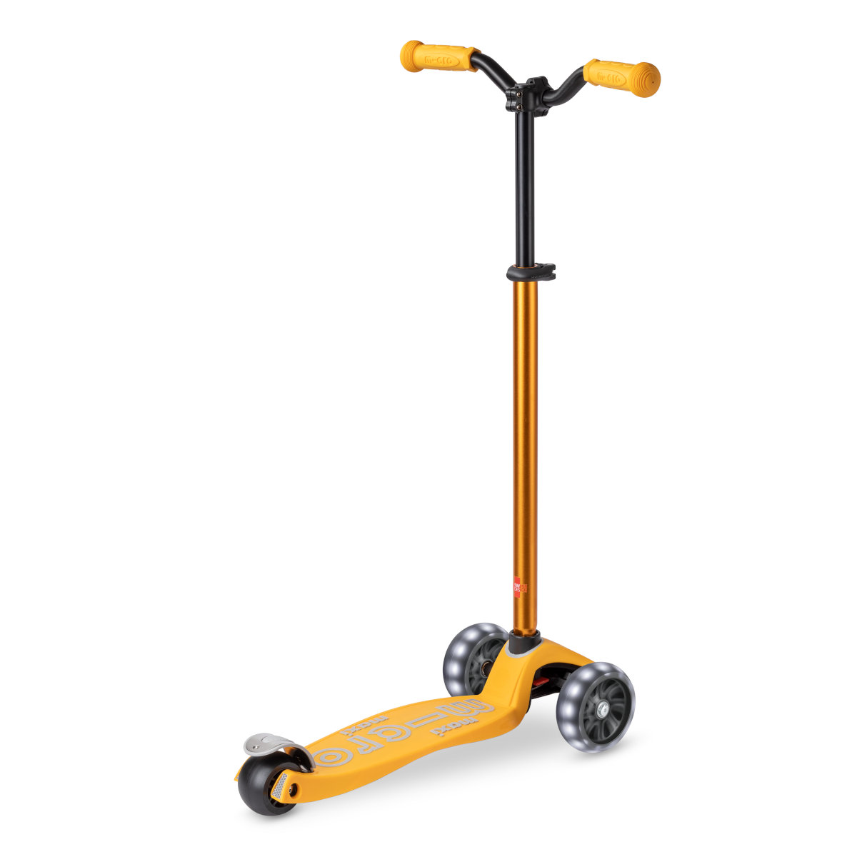 Koloběžka Maxi Micro Deluxe PRO LED, yellow - ZDARMA doprava a Zdravá láhev!