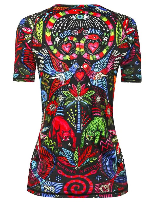 MTB dres CYCOLOGY Jungle Jungle, dámský, krátký rukáv