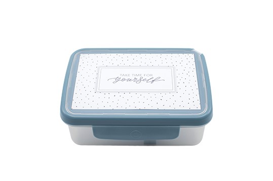 Zdravá sváča - box SCANDI šedomodrá 2178
