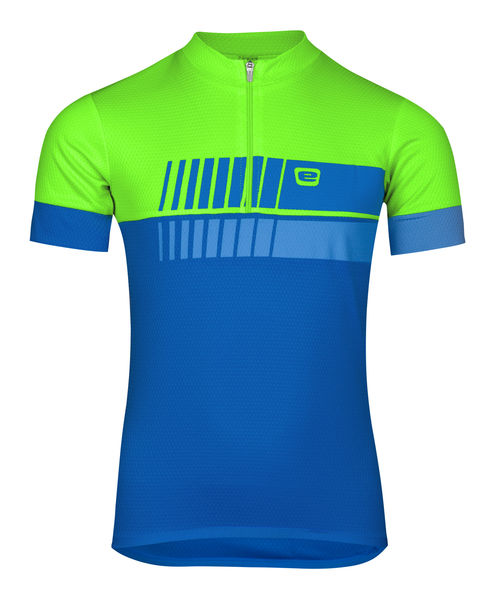 Dětský dres ETAPE PEDDY 2.0, zelená/modrá