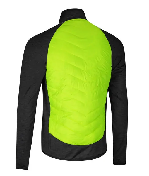 Pánská bunda/mikina ETAPE CRUX 2.0, žlutá fluo/černá, velikost XXL