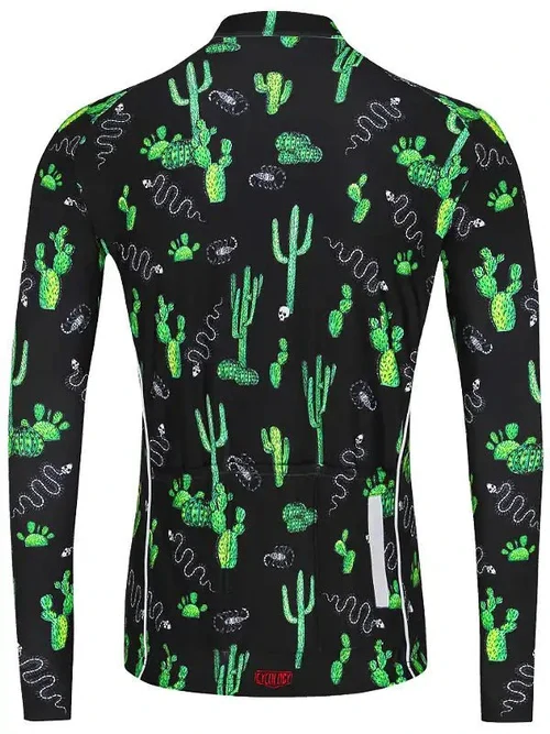 Cyklodres CYCOLOGY Winter Totally Cactus, pánský, dlouhý rukáv