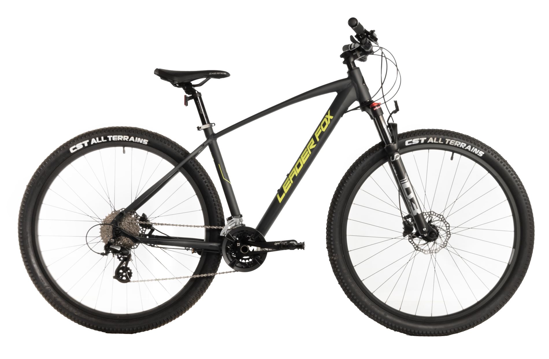 Leader Fox EVOLUTION 29", rám 16" (XS), model 2025-1, grey matt/yellow- ZDARMA dopravné, seřízení, odborná montáž a sada světel!