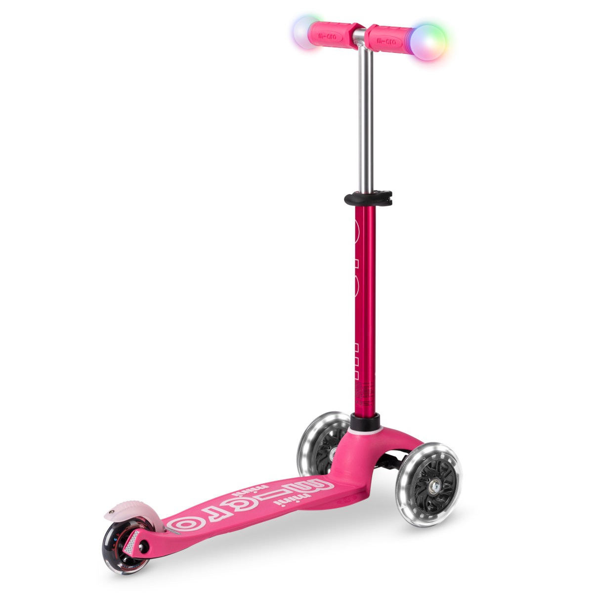 Koloběžka Mini Micro Deluxe Magic LED pink - ZDARMA dopravné!