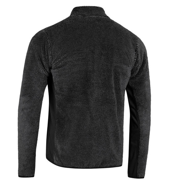 Pánská mikina ETAPE WARMER, antracit/žlutá fluo, velikost XXL