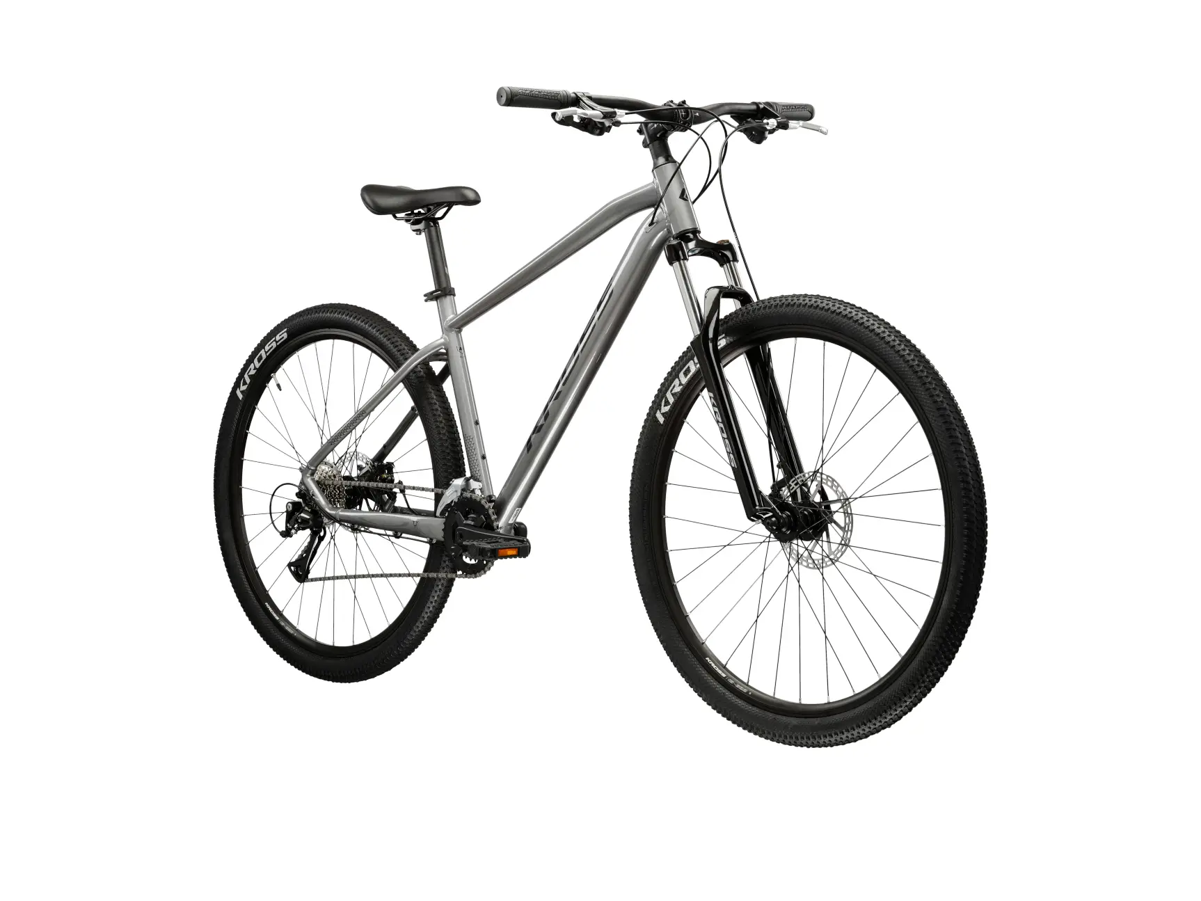 KROSS HEXAGON 3.0, rám 17" (M), model 2025, pneu 27,5", barva šedá/tmavě modrá - ZDARMA dopravné, odborná montáž a seřízení!