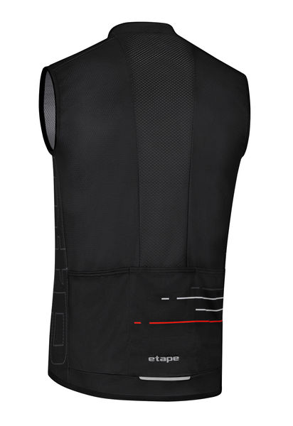 Pánský cyklistický dres ETAPE BLAZE, černá/bílá