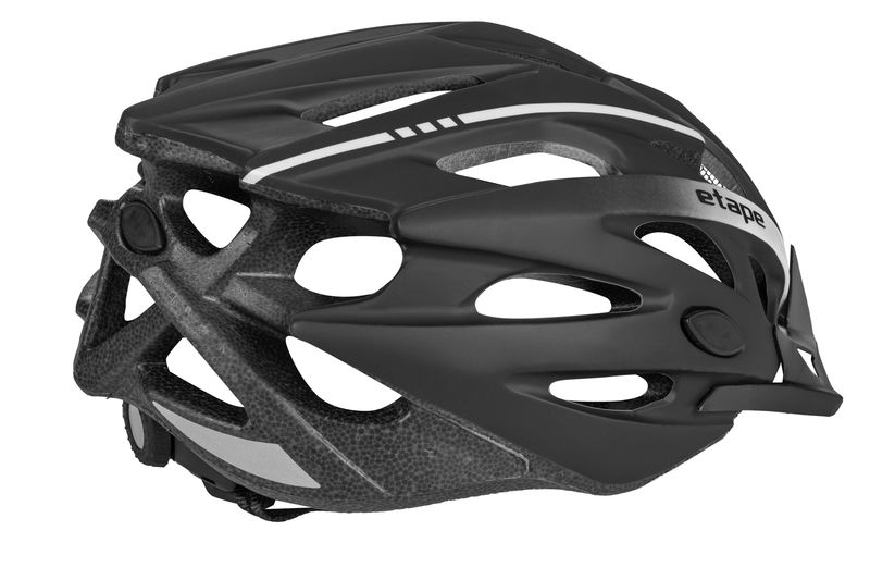 Cyklistická přilba na kolo Etape TWISTER, barva černá/bílá mat