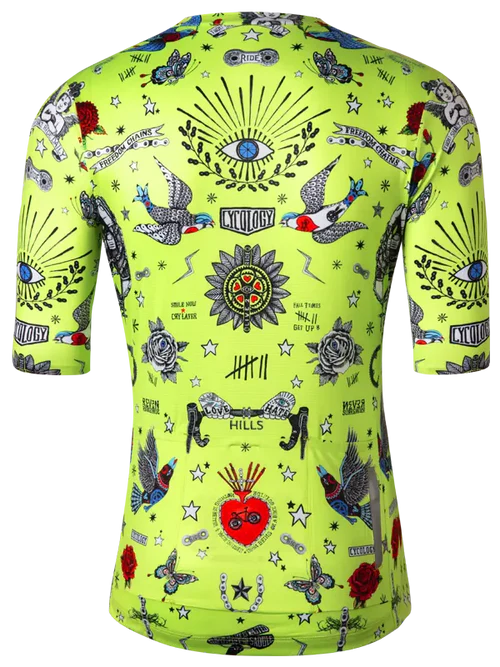 Cyklodres CYCOLOGY Tattoo Reborn, men, krátký rukáv