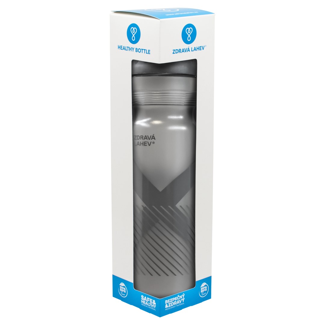 Zdravá lahev SPORT XO antracit 1,0l
