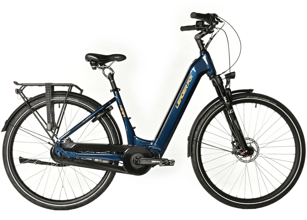 Leader Fox NEBA, pneu 28", model 2025-1, barva modrá tiger - ZDARMA dopravné, odborná montáž a seřízení!