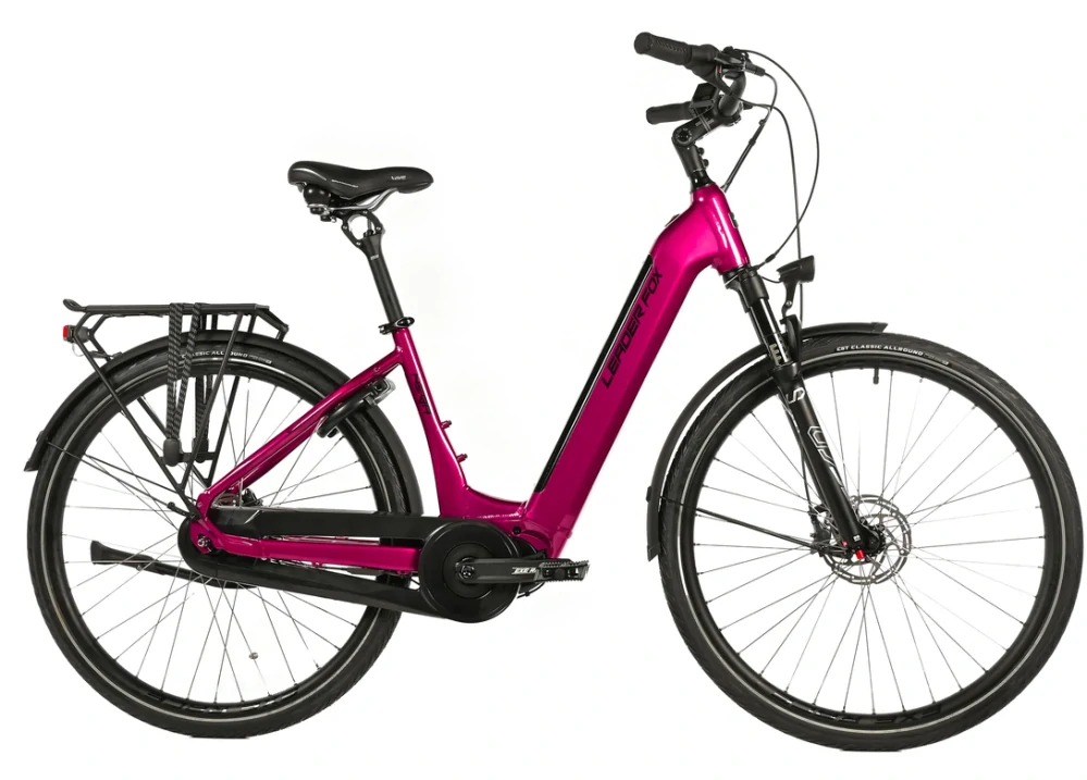 Leader Fox NEBA pneu 28", model 2025-2, barva raspberry - ZDARMA dopravné, odborná montáž a seřízení!