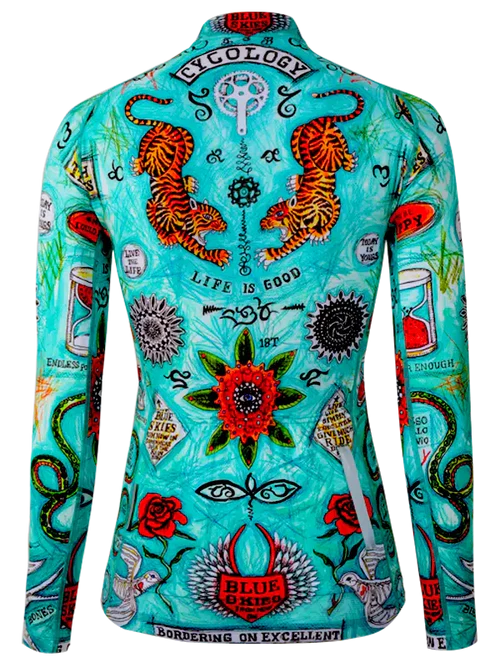 Cyklodres CYCOLOGY Summer Koh Samui, dámský, dlouhý rukáv