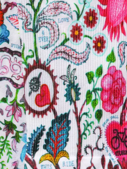 Návleky na ruce Cycology Secret Garden White