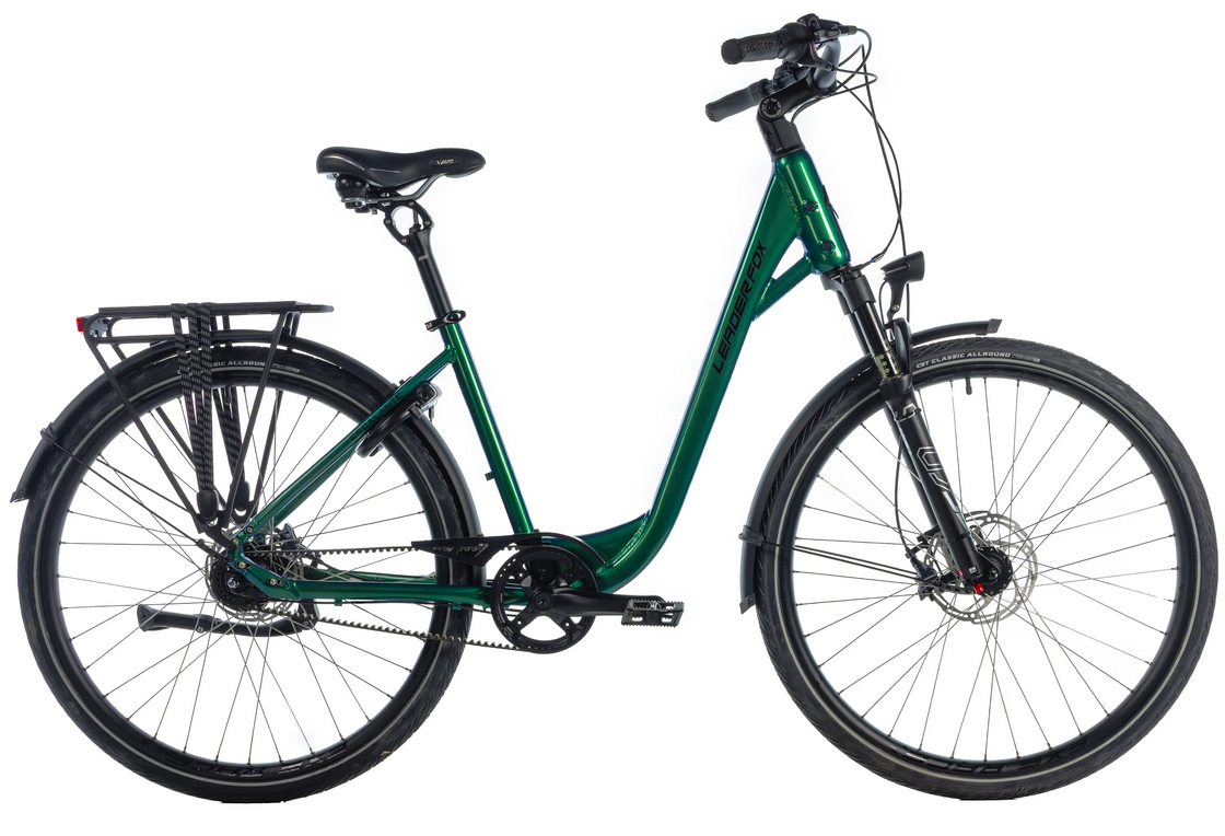 Leader Fox ESCALANTE městské, rám 16,5" (XS), model 2025-2, green - ZDARMA dopravné, odborná montáž a seřízení!