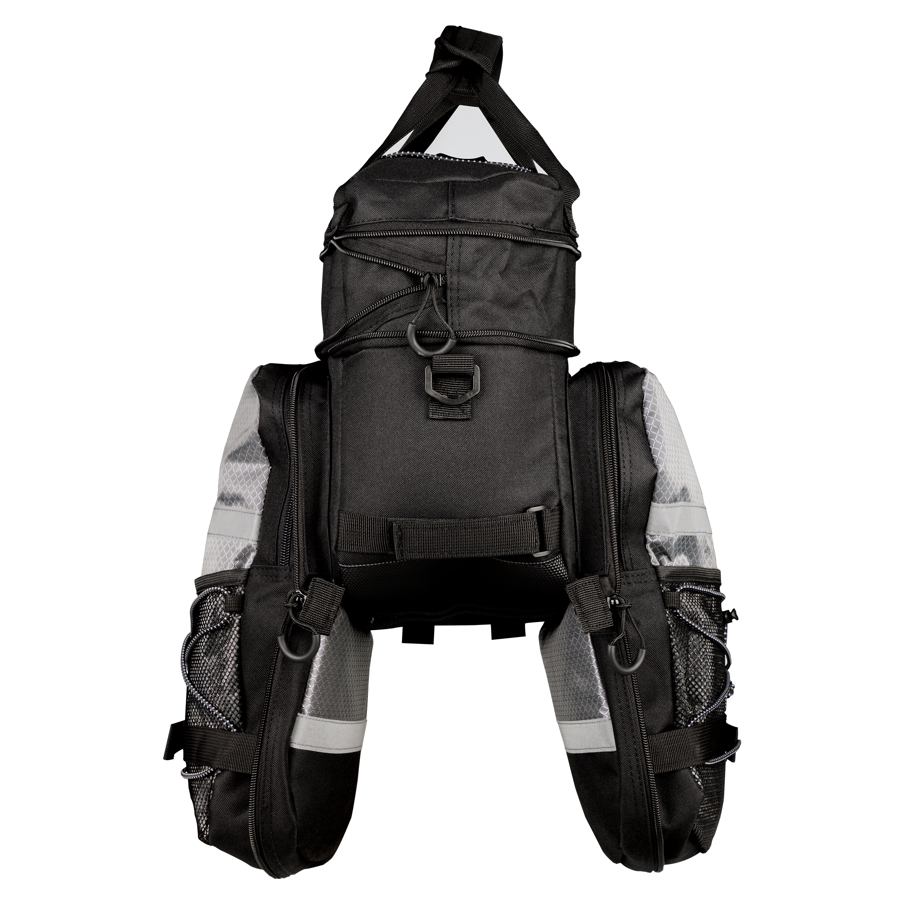 Brašna na zadní nosič FORCE LARGE, černá 20 l