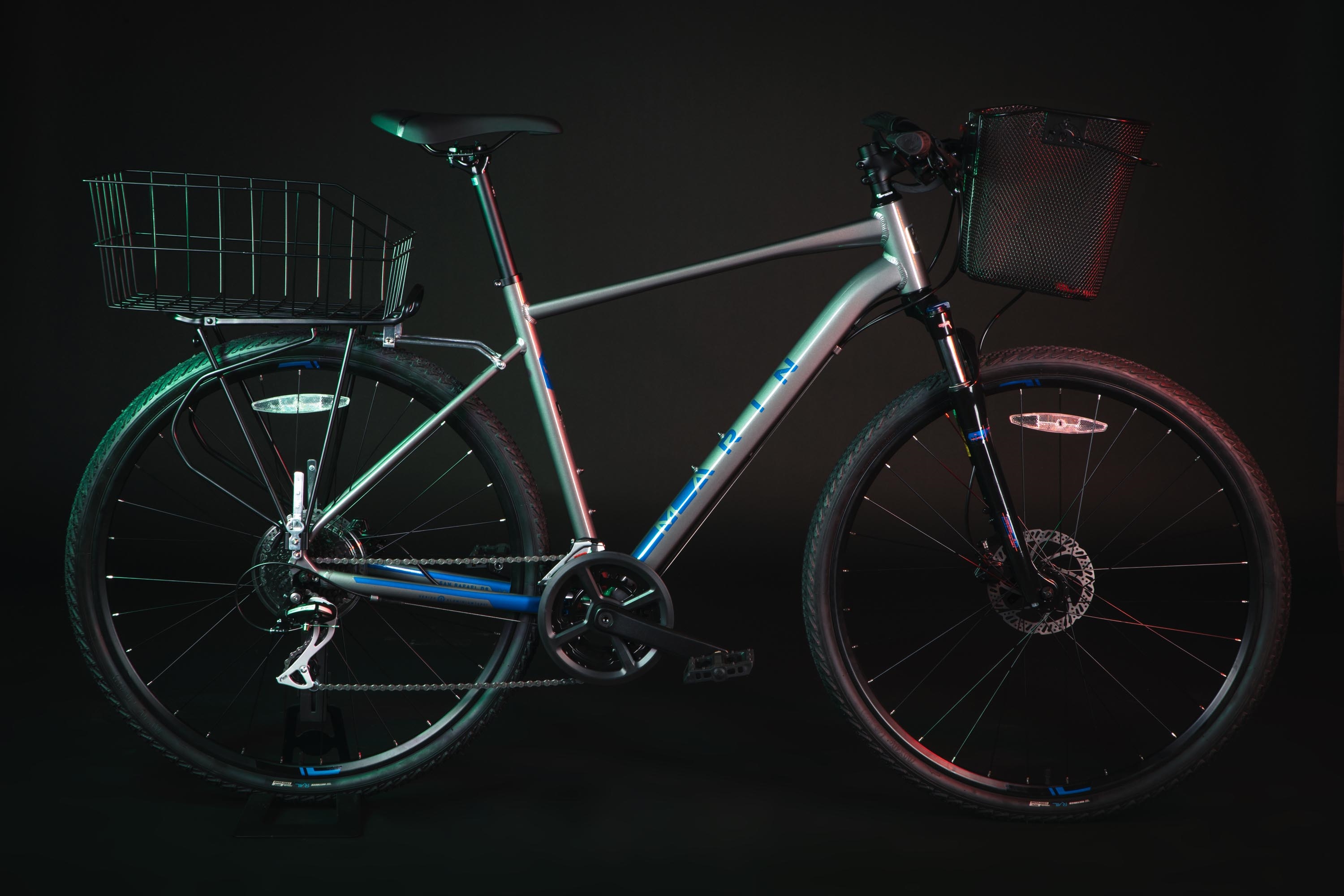 Košík na zadní nosič velký - XXL, černý