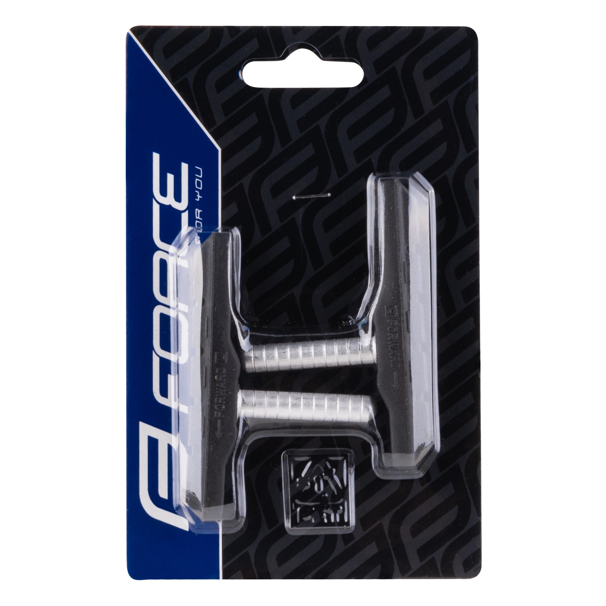 Gumičky brzd FORCE čep jednorázové, černé 72mm