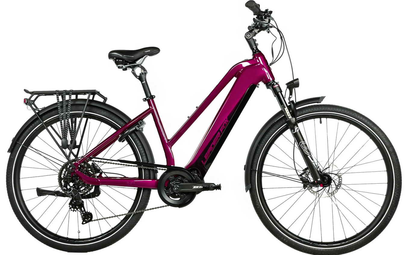Leader Fox LUCAS dámské, rám 20" (L), model 2025-2, raspberry - ZDARMA dopravné, odborná montáž, seřízení a skládací zámek FORCE!