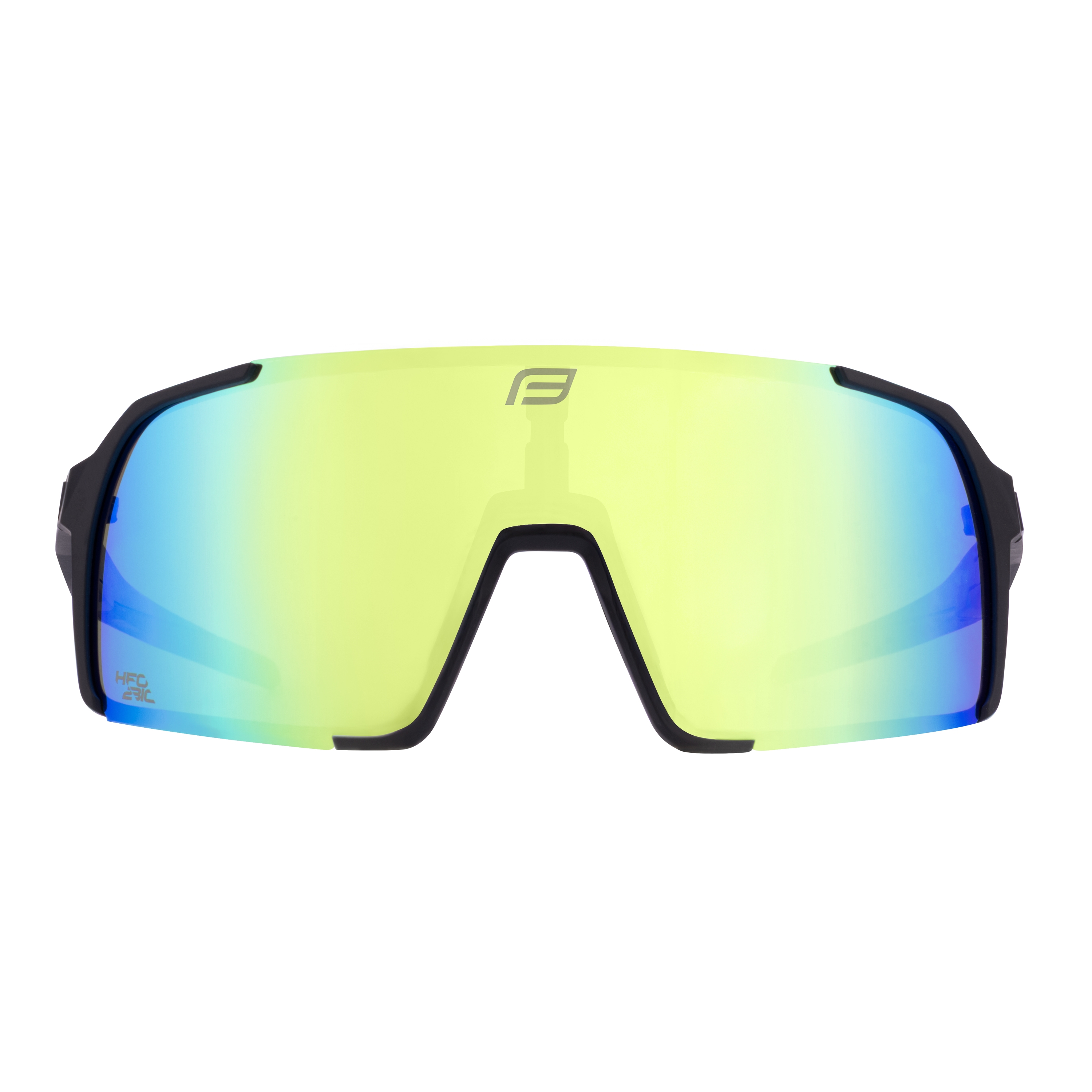 Brýle FORCE GLARE černé, žluté zrc. sklo