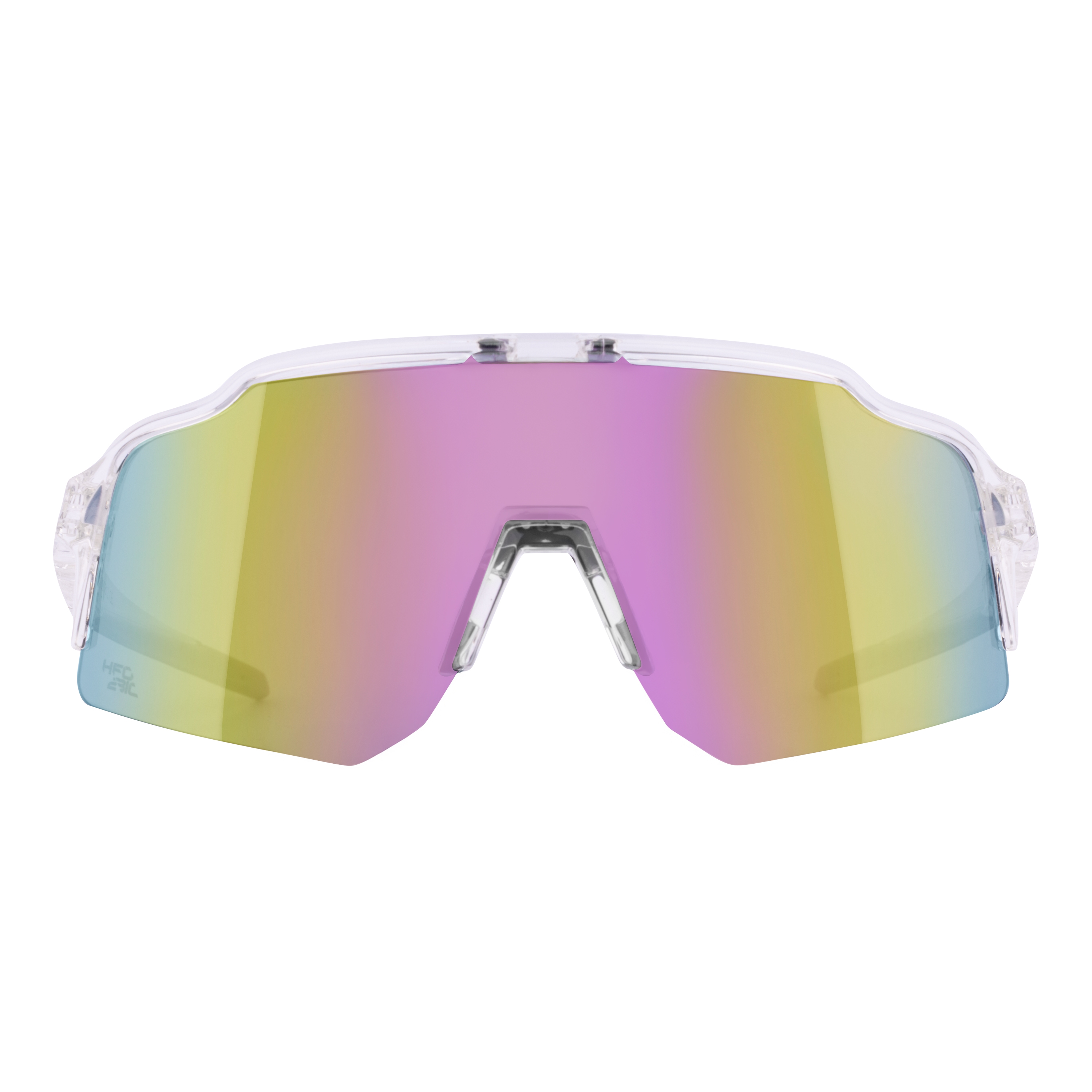 Brýle FORCE STRIVE transparentní, fialovo-žluté zrc. sklo