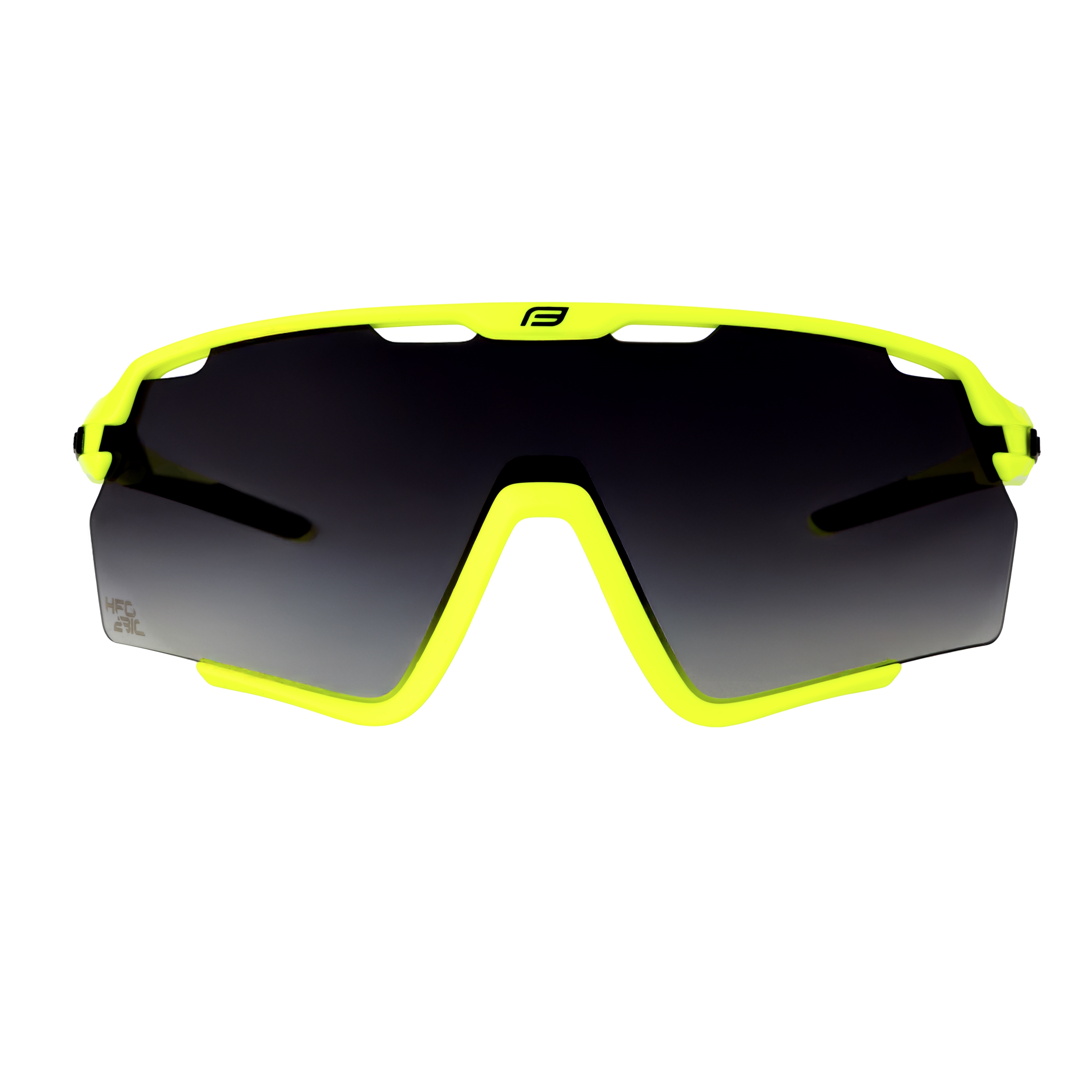 Brýle FORCE CYCLONE černo-fluo, černé přechod. sklo