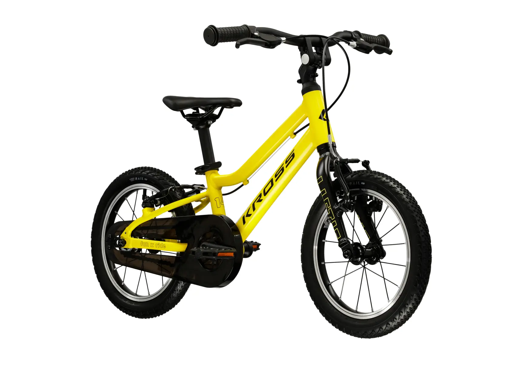 KROSS LIFTIE, model 2025, pneu 14", barva žlutá - ZDARMA dopravné, odborná montáž, seřízení!