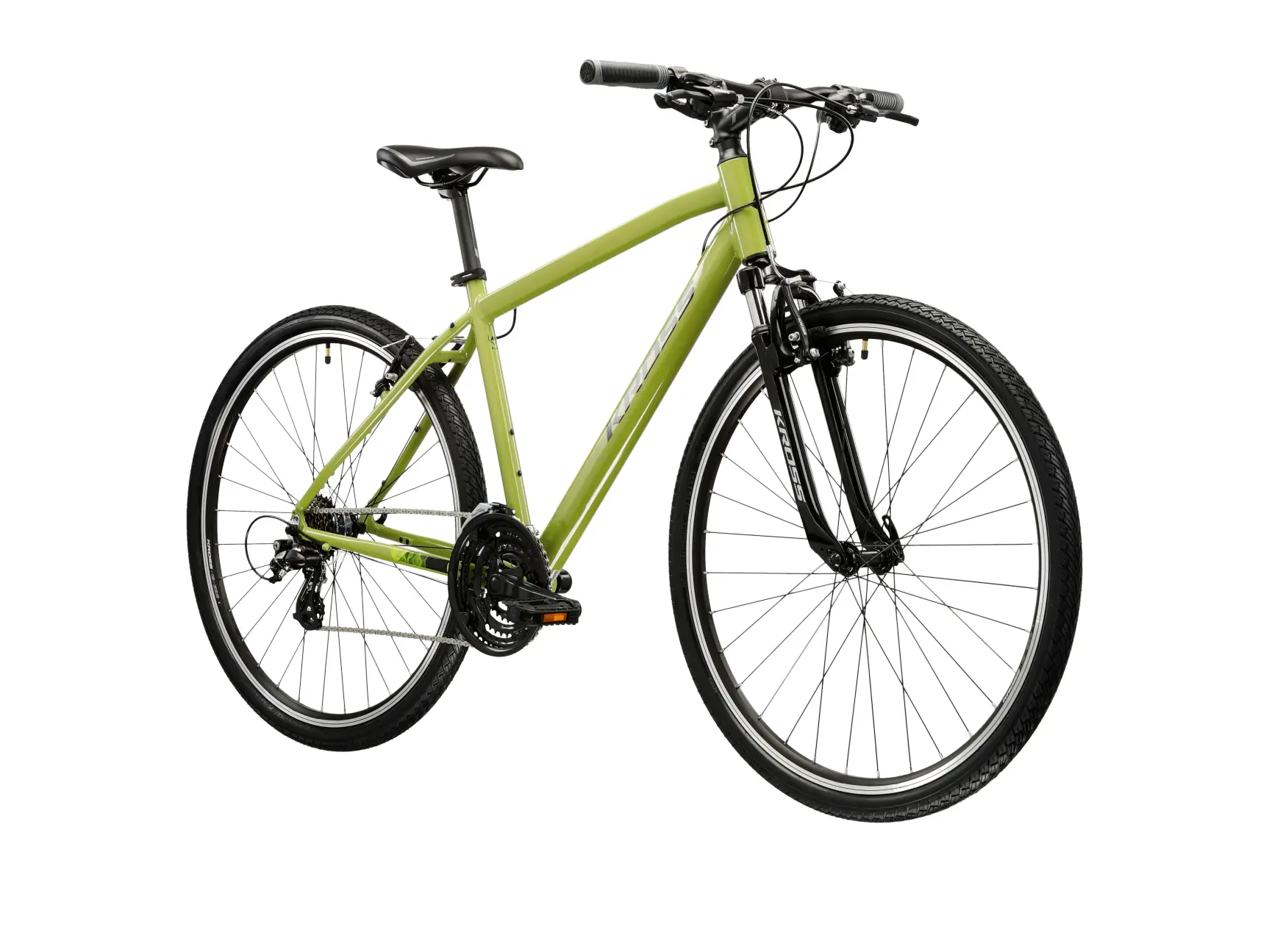 KROSS EVADO 2.0, rám 21" (L), model 2025, pneu 28", barva Khaki - ZDARMA dopravné, seřízení a odborná montáž!