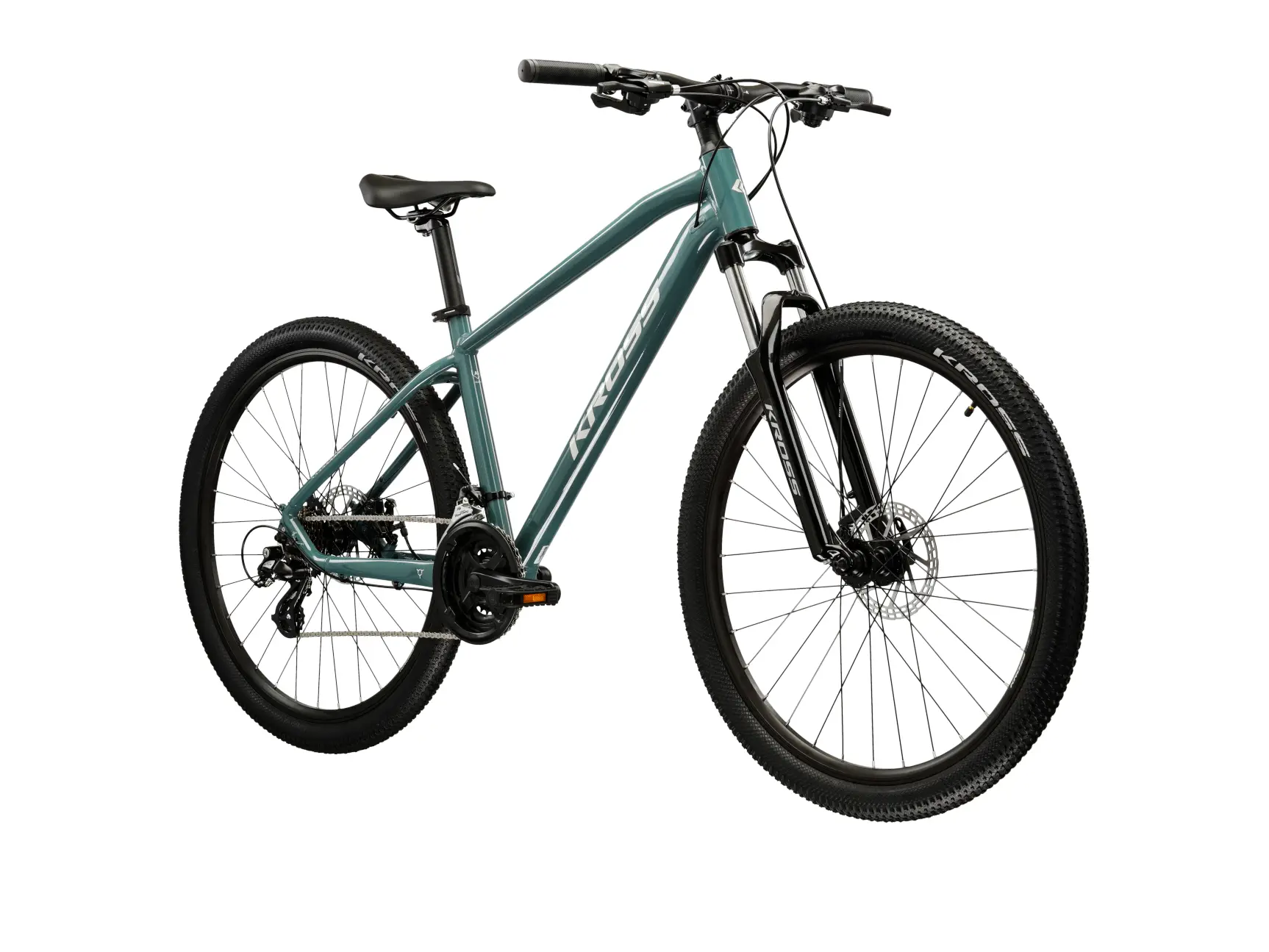 KROSS HEXAGON 2.0, rám 20" (XL), model 2026, pneu 29", barva zelený/stříbrný - ZDARMA dopravné, seřízení, odborná montáž a sada světel!