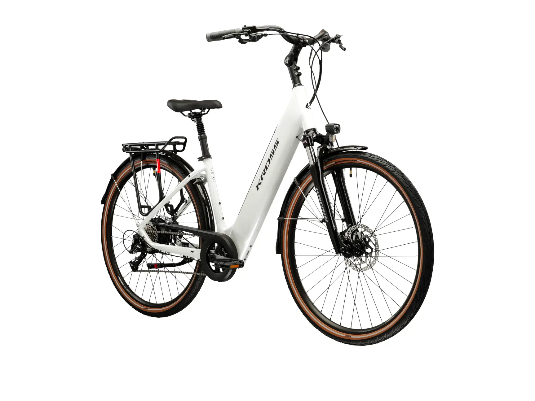 KROSS TRANS HYBRID 1.0, rám 17" (M), model 2026, pneu 28", barva perlová/černá - ZDARMA dopravné, odborná montáž a seřízení!