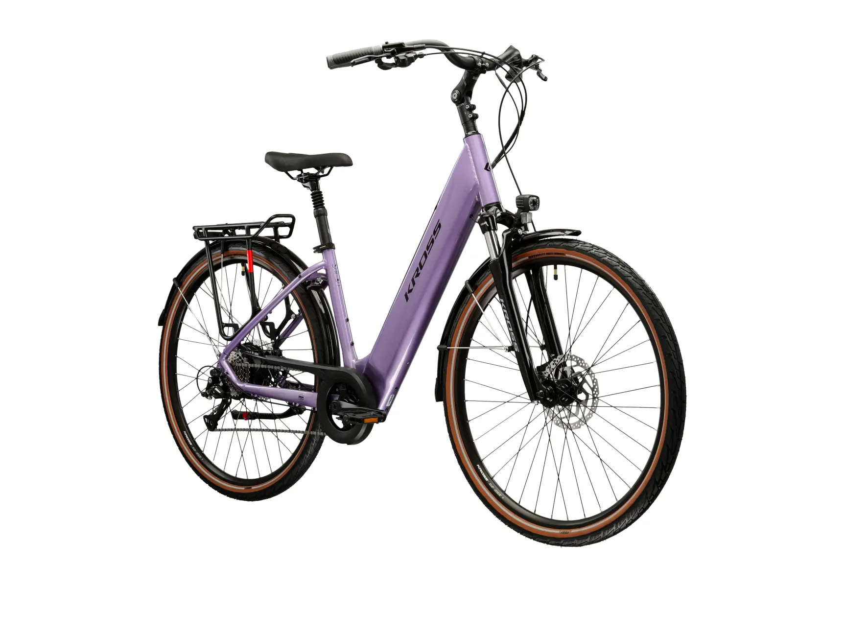 KROSS TRANS HYBRID 1.0, rám 19" (L), model 2026, pneu 28", barva fialová/černá - ZDARMA dopravné, odborná montáž a seřízení!