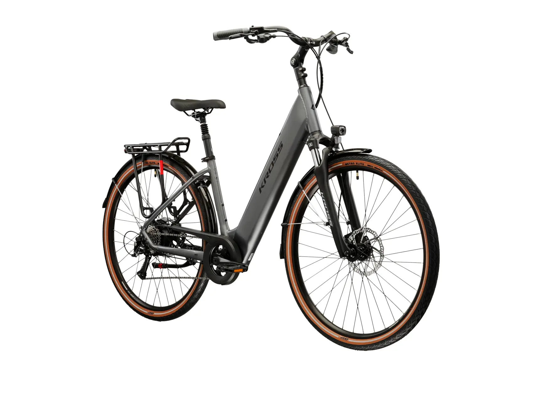 KROSS TRANS HYBRID 1.0, rám 19" (L), model 2026, pneu 28", barva šedá/černá - ZDARMA dopravné, odborná montáž a seřízení!