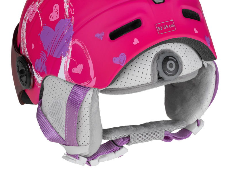 Etape dětská lyžařská přilba RIDER PRO LIGHT, růžová mat