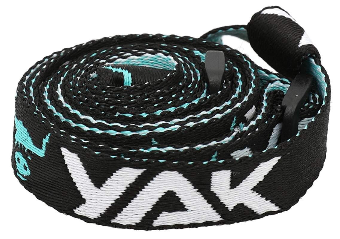 Popruh YAK černá/tyrkysová