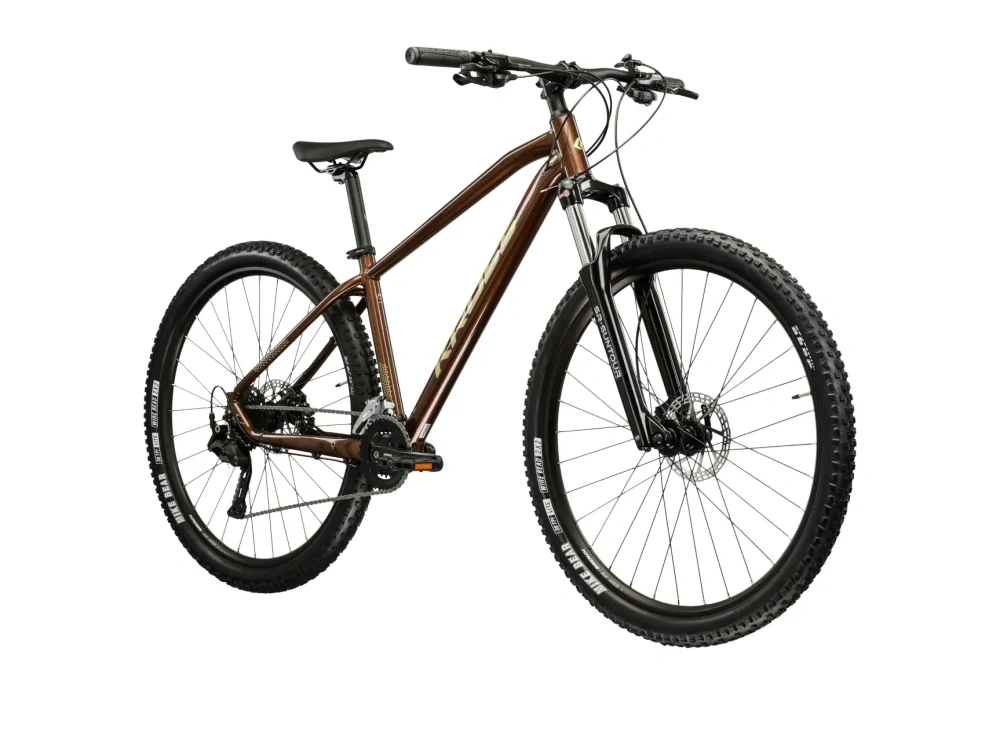 KROSS HEXAGON 5.0, model 2026, pneu 27,5", barva hnědá/zlatá - ZDARMA dopravné, odborná montáž, seřízení a sada světel!