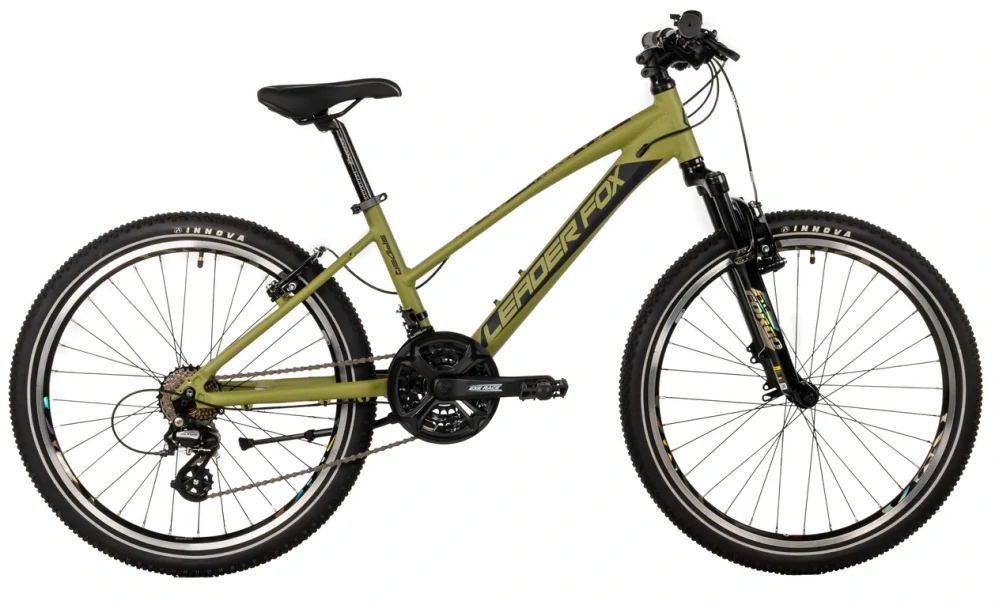 Leader Fox SPIDER dívčí 24" 2026-4, army - ZDARMA dopravné, odborná montáž, seřízení a sada světel!