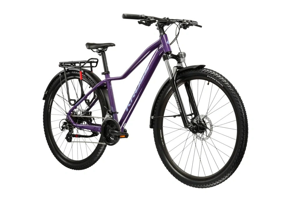 KROSS LEA 2.0 EQ, model 2026, pneu 29", barva fialová/fialová - ZDARMA dopravné, seřízení, odborná montáž a sada světel!