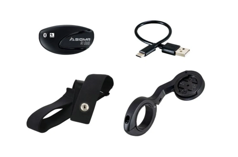 Cyklopočítač SIGMA ROX 11.1 Evo HR Set 150f., černý