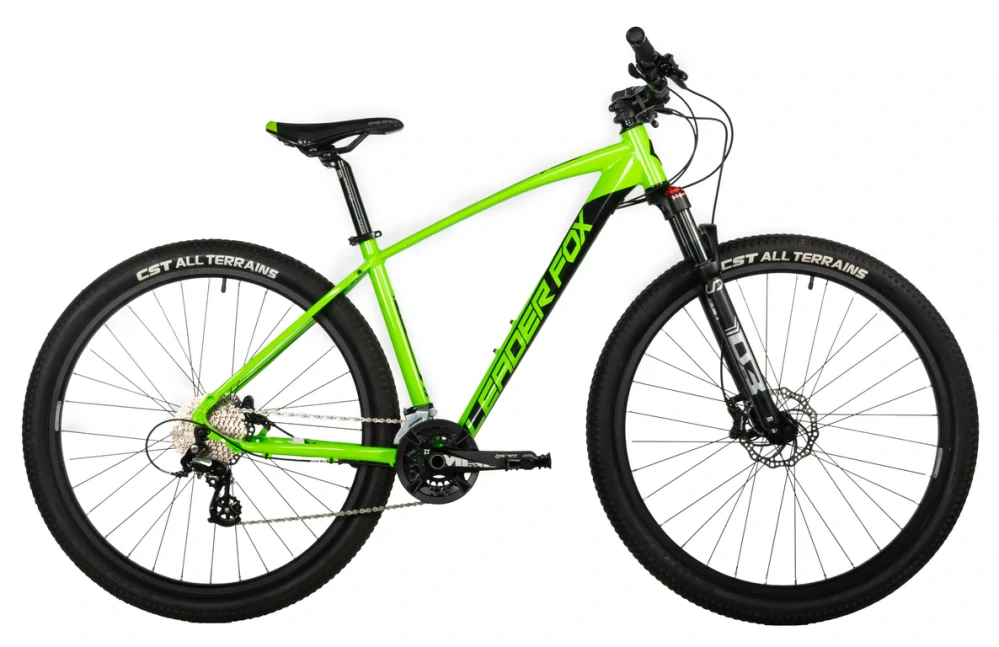 Leader Fox EVOLUTION 29", rám 16" (XS), model 2026-1, reflexní žlutá - ZDARMA dopravné, seřízení, odborná montáž a sada světel!