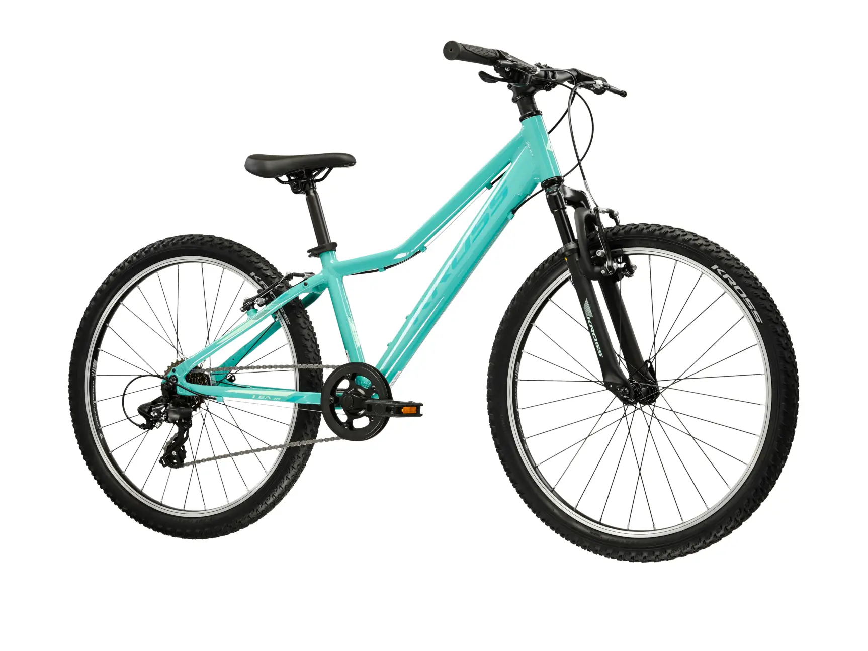 KROSS LEA JR 1.0, model 2026, pneu 24", barva mátová - ZDARMA dopravné, odborná montáž, seřízení a sada světel TWINS!