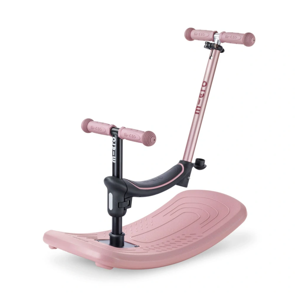 Koloběžka Mini Micro Deluxe Rock & Go LED rose - ZDARMA dopravné a Zdravá láhev! 