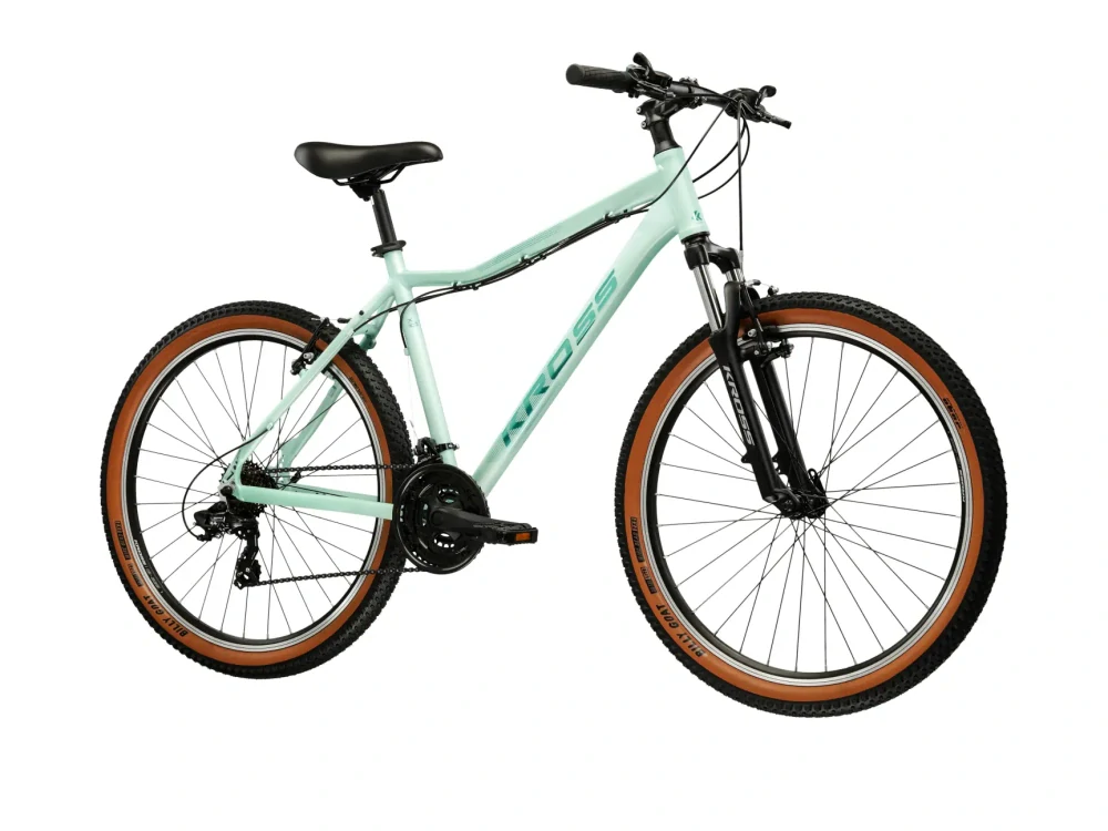 KROSS LEA X100, rám XS (15"), model 2026, pneu 26", barva mátová/mátová/matná - ZDARMA dopravné, odborná montáž, seřízení a sada světel!