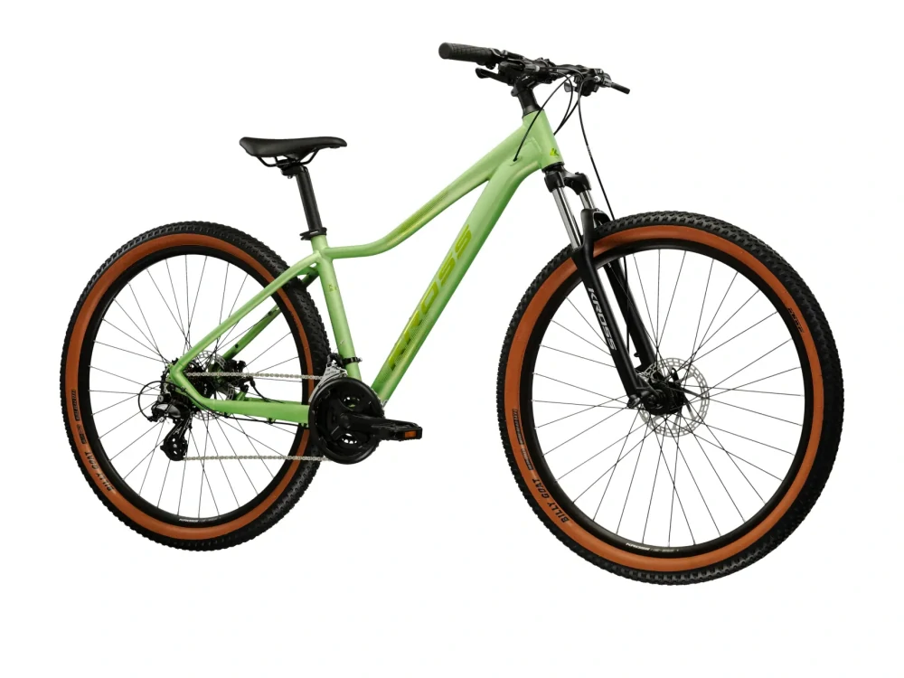 KROSS LEA X200, model 2026, pneu 29", barva zelená/zelená/matný - ZDARMA dopravné, seřízení, odborná montáž a sada světel!