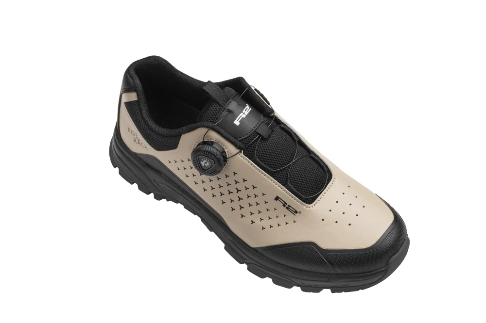 CYKLISTICKÉ BOTY R2 FORTEX ATSH08B, barva pískově béžová, velikost 43