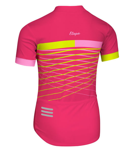 Dětský dres ETAPE LUCKY, růžová/limeta