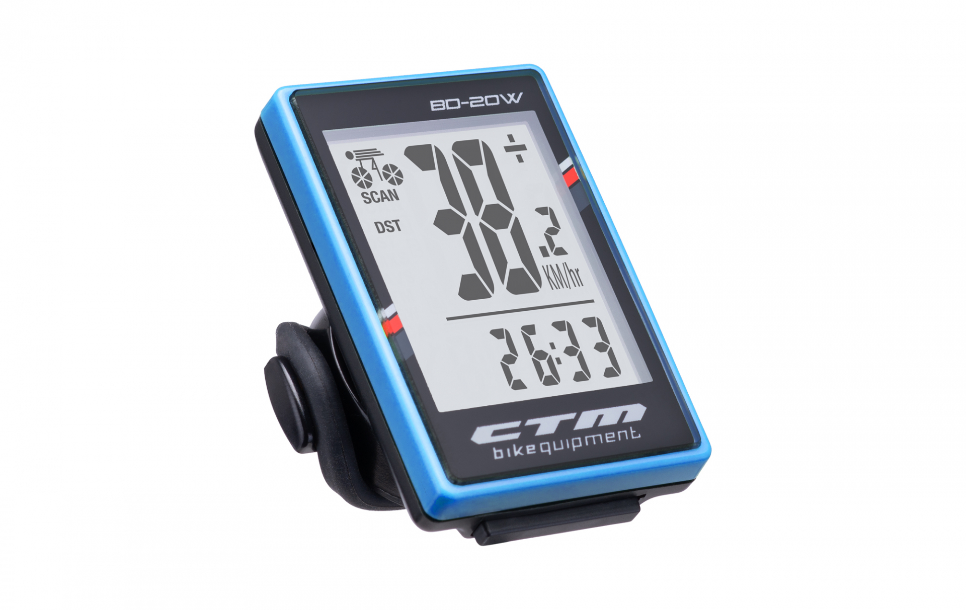 Cyklopočítač CTM, BD-20W, modrý