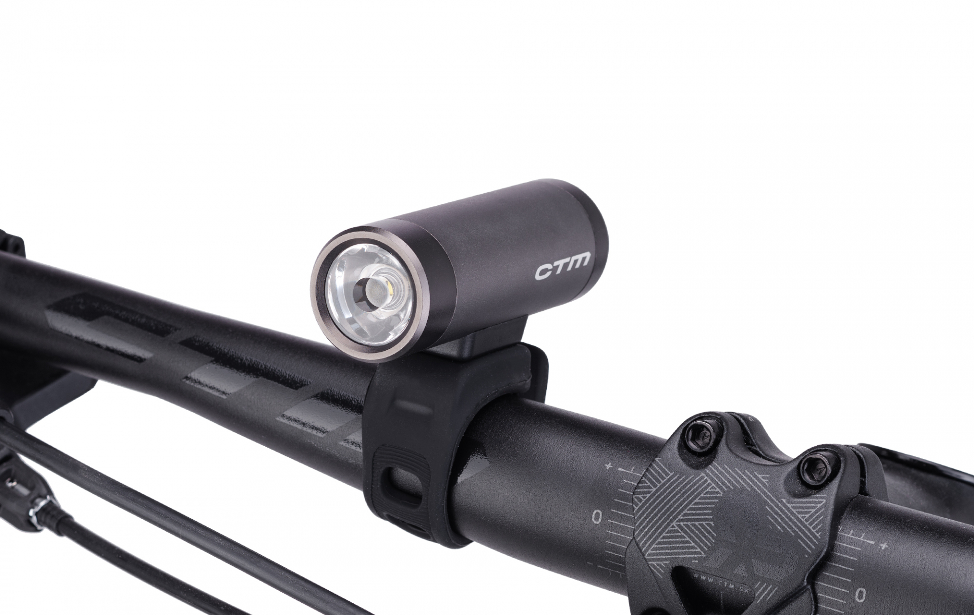Osvětlení přední CTM GUNMAN, USB, 400lm